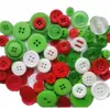 Cores especiais botões mistos jardim de infância botões artesanais diy criativo colar botões de pintura botões de Natal