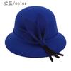 Chapéu Feminino Estilo Coreano para Primavera e Outono com Lã Floral Chapéu Boina Chapéu da Moda Chapéu Feminino para Mãe e Avó Chapéu de Inverno