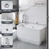 Piscina de Cerámica Extra Grande Extendida para Balcón de Casa Piso Exterior Piscina para Trapeador de Pie con Agujeros y Otros