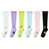 Calcetines de Compresión para Mujer Primavera Verano Delgados Antibacterianos Amigables con la Piel Calcetines de Compresión para Pantorrilla Antideslizantes Calcetines Deportivos para Correr Yoga Antideslizante Profesional