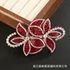 Acessórios de Joias Flor Folha de Strass Doce Moda Acessórios de Cabelo Flor Broche Sapato Bolsa Joias Artesanais DIY Acessórios Atacado