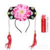 Acessórios de Cabelo para Princesa Gege de Corte, Chapéu Gege, Adorno de Cabeça, Faixa de Cabelo para Moça, Faixa de Cabelo, Adereços de Casamento