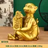 Selo da Sorte de Latão Maciço, Ornamento de Macaco Dourado, Doze Signos do Zodíaco, Macaco de Cobre com Caracteres de Bênção, Entrada de Casa, Presente de Inauguração de Escritório, Atacado