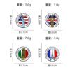 Broche Criativo Cênico Europeu e Americano Despertador Torre de Edifício Estátua da Liberdade Padrão Emblema Acessórios para Roupas