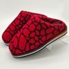 Pantuflas de Tela Hechas a Mano Pantuflas de Algodón Zapatos de Luna de Tacón de Bolsa para Mujer Otoño e Invierno Maternas Suela Gruesa Edad Media y Avanzada Forradas de Vellón Antideslizantes Resistentes al Desgaste