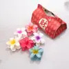 Grampo de Cabelo Plumeria Popular Europeu e Americano Estilo Férias Comércio Exterior Grampo de Cabelo Bauhinia Presilha Grande Presilha de Tubarão para Mulheres
