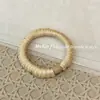 Estilo Coreano de Alta Qualidade Cor Sólida Cetim Plissado Corda de Cabelo Intestino Pequeno Elástico Alto Elegante para Rabo de Cavalo Faixa Simples Elástico