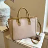 Bolso tote grande de alta gama, nuevo para 2026, transfronterizo para mujer, moderno y versátil, adecuado para ir al trabajo y uso casual, se puede llevar como bolso de hombro o bolso cruzado