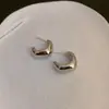 Pendientes Cuadrados Geométricos Brillantes Franceses Simples y Versátiles Diseño de Nicho Temperamento de Lujo Ligero Pendientes de Gama Alta para el Trabajo
