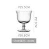 Copo Alto de Coquetel de Vidro de Cristal Estilo Ins de Celebridade da Internet Listras Verticais Feito à Mão Taça de Sobremesa Taça de Sorvete Feito à Mão