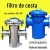 Filtro de Cesta de Aço Inoxidável 304 Passagem Direta Flange Abertura Rápida Alta Eficiência Removedor de Sujeira Dn50 Filtração de Alimentos