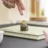 Bolsa de la Suerte Quemador de Incienso de Aleación Mascota de Té Lindo Soporte de Incienso de Resina Hogar Dormitorio Fragancia Duradera Quemador de Aromaterapia de Osmanthus