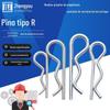 Contrapino Pino Tipo R Pino Tipo B Pino Elástico de Aço Carbono Ondulado Pino Elástico Pino Fixo Pino de Retenção Pino de Limite Pino Tipo R