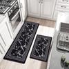 Tapete Antiderrapante de Veludo Cristal Simples Luxo Leve Mármore Doméstico Cozinha Absorvente de Água Absorvente de Óleo Tapete de Piso Tapete de Piso de Entrada