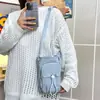 Bolsa transversal para celular para mulheres, bolsa leve para garrafa de água para passeios, pequena mochila para caminhada, bolsa de ombro leve casual
