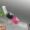 24 dientes limpieza Botella con bomba de presión removedor de esmalte de uñas bomba tapa abatible bomba de aceite removedor de uñas Bomba cosmética de plástico 24/410