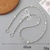 Nuevo Estuche de Teléfono Cruzado de Perlas Irregulares de Cristal de Gama Alta con Correa de Cuello Accesorio de Moda Versátil Cadena Antiperdida