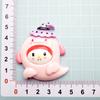Dibujos Animados Navidad Sanrio Animal Pegamento en Crema DIY Accesorios de Resina Joyería Hecha a Mano Funda para Teléfono Móvil Hebilla para Zapato Bolsa de Material