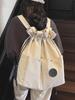 Mochila Leve de Grande Capacidade Bolsa de Viagem Curta Distância Feminina Mochila de Armazenamento Casual para Estudantes Versátil Bolsa de Mão Bolsa de Ombro