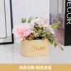 Flor Artificial Planta Verde Pequenos Enfeites Entrada Sala de Estar Decoração de Casa Mesa de Escritório Aparador Decoração Floral