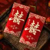Envelope Vermelho Mil Yuan Hongzhe Ano Novo 2026 Palavras Felizes Universais Palavras de Bênção de Noivado Pacote Vermelho Boa Sorte Criativo Pacote de Véspera de Ano Novo