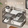 Soporte para Router Almacenamiento para Módem Óptico Decodificador de TV Gabinete con Disipación de Calor Estante de Almacenamiento de Escritorio Enchufe Soporte para Control Remoto