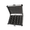 Juego de 25 piezas extractor de tornillos hexagonales, extractor de pernos multi-estrías dañados, extractor de alambre deslizante, extractor de dientes deslizantes, herramienta para quitar pernos de cabeza rota