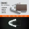 Luz de Seta Triangular para Janela de Carro LED Sem Fio Alimentada por Energia Solar, Luz Ambiente Sem Fio Brilhante para Coluna C, Decoração para Motocicleta Elétrica