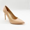 Elegantes Tacones Altos de Aguja de Color Sólido con Punta Estilo Francés para Mujer Zapatos Poco Profundos de Tacón de Aguja para Deslizar para Ir al Trabajo Profesional OL