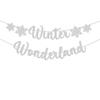 Pingente de flor de floco de neve da Amazon aniversário Natal festa de gelo e neve decoração de fundo Banner de Natal bandeira atacado