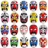 Máscara de Pintura Facial de Ópera de Pequim Completa para Jardim de Infância Crianças Adultos Estilo Chinês Drama Ópera de Sichuan Adereços de Performance de Ópera
