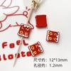 Serie Roja de Navidad y Año Nuevo Conejo Lindo Oso Paixing Cuentas Accesorios de Aleación DIY Cuentas