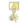 Nuevo producto transfronterizo 2026: Broche modular italiano, colgante de fase lunar y accesorios de decoración para pulseras DIY, disponibles para venta al por mayor mixta
