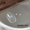 Pedrería Brillante para Uñas Versátil Rectangular Marquise Cubo de Azúcar Cristal con Base Puntiaguda Pedrería Accesorios de Decoración de Uñas DIY