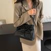 Bolso de Lazo Plisado para Mujer 2024 Nuevo Bolso Tote de Cadena de Moda Combinable de Gran Capacidad para Viaje Diario
