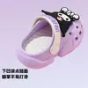 Tamancos Infantis Genuínos Sanrio Chinelos de Bebê Meninos Meninas Sandálias de Verão Fechadas para Crianças Pequenas Banho Sapatos de Interior