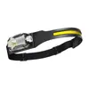 Farol de Corrida de Silicone com Múltiplas Fontes de Luz, Sensor Magnético e Luz Roxa UV - Novo Xpe+Led - Transfronteiriço