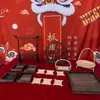 Suporte Decorativo para Sobremesas Estilo Chinês, Bandeja para Mesa de Noivado e Casamento, Prateleira Decorativa, Enfeites de Decoração de Casamento, Suporte para Bolos de Chá