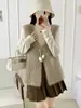 Chaleco de Punto con Cuello en V de Terciopelo Imitación Mink para Mujer 2025 Otoño e Invierno Nuevo Suave Ceroso Sin Mangas Chaleco de Punto para Superponer Moderno