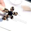 Aretes de Flores con Estampado de Leopardo para Mujer Diseño Único de Nicho Exagerados Elegantes Nuevos Aretes de Alta Gama Colgante Accesorios DIY