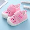 Novos sapatos para bebês e crianças pequenas, sapatos de chão antiderrapantes com desenhos, para bebês de 0 a 3 anos, bebês meninos e meninas, sapatos macios anti-chute para primavera e outono