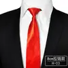 Corbata con cremallera versión coreana para hombre de 5 cm estrecha 8 cm formal fácil de tirar conveniente perezosa corbata lisa fabricantes