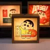 Lámpara de mesita de noche LED marco de fotos especial marco de fotos de mesa luz nocturna luz de ambiente creativo DIY cuadrado mesa mano al por mayor