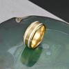 Anillo giratorio de acero inoxidable con explosión transfronteriza para hombre, acero de titanio, Europa y Estados Unidos, fabricantes de anillos de pareja de Amazon al por mayor.