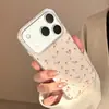 Estilo Floral Suave Curativo Manzana 17Promax Funda para Teléfono Móvil Adecuada para Iphone18 16 Polvo Brillante 14 Anti-Caída 15 Dura