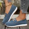 Zapatos Deportivos Casuales de Suela Gruesa 2025, Zapatos Casuales para Mujer de Comercio Exterior con Cadena Metálica, Nuevo Estilo de Verano, Zapatos de Salón Individuales para Mujer de Talla Grande de Comercio Exterior