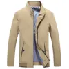 2020 Ropa Nueva de Otoño para Hombre Casual de Negocios Chaqueta Abrigo para Hombres de Mediana Edad Primavera y Otoño de Longitud Media