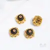 Serie Chenxiang Chapado en Oro de 24k Color Duradero a Prueba de Desgaste Cubo de Perlas Colgante de Gota de Agua para Pulsera de Perlas Hecha a Mano Accesorios de Joyería
