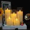 Vela Eletrônica LED Oscilante Simulação Vela de Casamento Concerto à Luz de Velas Props para Script Killing Luz de Acrílico Atmosférica de Natal