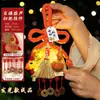 Enfeites Pendentes para o Festival do Meio Outono, Nós Swastika Brilhantes, Nós Chineses, Pendentes para Porta, Pingentes de Nó Swastika para Entrada, Decorações para a Atmosfera do Meio Outono